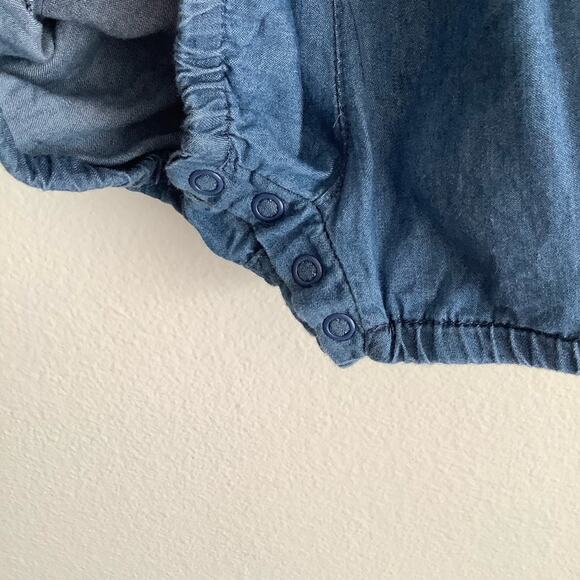 The Children’s Place Chambray Romper Size 3T - Picture 4 of 6